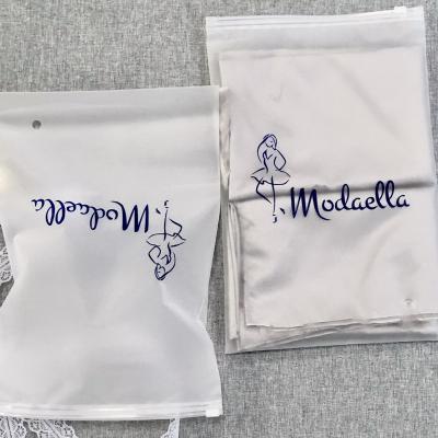 China Hot Selling Custom Logo Printing Process Zipper High End Eco Friendly Waterproof CLOTHING Bag for sale