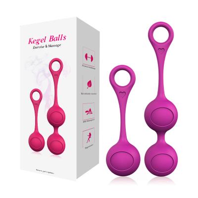 China Soft Pelvic Kegel Balls Soft Pelvic Balls Vaginal Tightening Vaginal Tightening Silicone Kegel Balls Sex Toys For Woman for sale