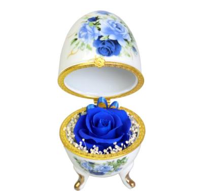 China 2021 Eco-friendly Eternal Flower Eternal Roses Preserved Real Flower For Wedding Decorations Valentine's Day Gift Eternal Flower for sale