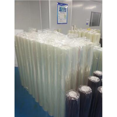 China Clear And High Gloss Polyester Film Bopet Antistatic Clear Film 12 Micron Color PET Clear Film for sale