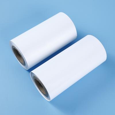 China Bopet White Professional White Color Support Opaque PET Film Rolls for sale