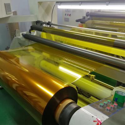 China Moisture Proof Gold Foil Pet Film Gold Mylar Film for sale