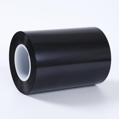 China Factory Wholesale Black Color Mylar Pet Moisture Proof Dye Black Polyester Mylar Film for sale