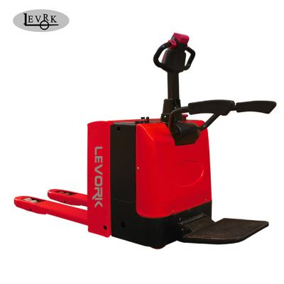 China 2.0Ton 2.5 Ton Electric Pallet Truck with Stand on/Walkie Type 2000kg for sale