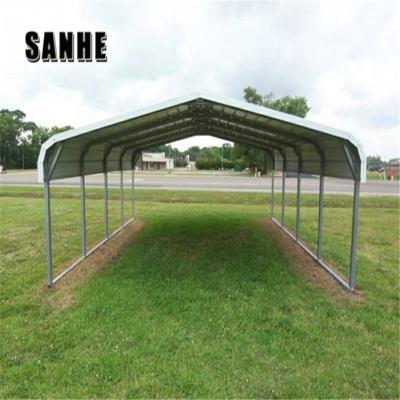 China Outdoor steel structure carport for car / truck / RV sheds for sale