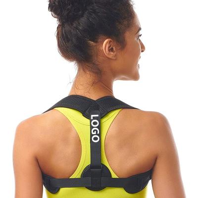 China Amazon Universal Adjustable Back Brace Posture Corrector Unisex Upper Belt for Women and Men for sale