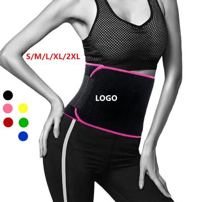 China Adult Custom Made Soft Waist Trimmer Belts Trainer Adjustable Sweat Abdominal Belt for sale