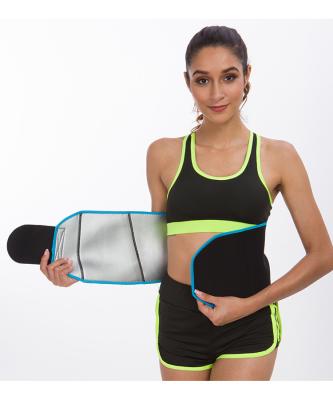 China Adult Custom Soft Waist Trimmer Adjustable Sweat Ab Trainer Belts Abdominal Belt with Zipper Pocket for sale