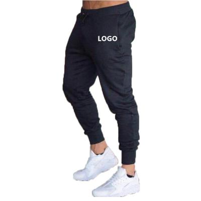 China Anti-Wrinkle Men's Joggers Pants Casual Fitness Men Sportswear Jogger Bottoms Black Jogger Track Pants Gyms Skinny Sweatpants Pants for sale