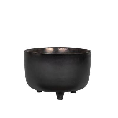 China Nordic living room modern black ceramic accessories vases flower MERLIN table home decoration for home decors for sale