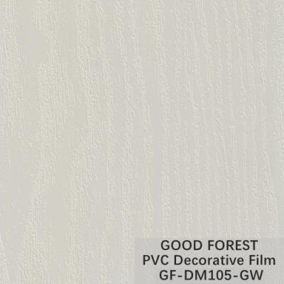 China Van de de Film Houten Korrel van pvc van GW Decoratieve OEM van de het Meubilairfilm van pvc Steun Te koop