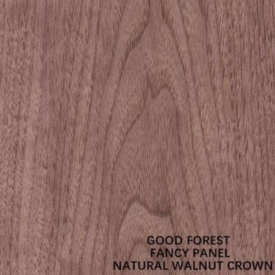 China Fancy Plywood Of Natural Walnut Crown Grain Wood Veneer For Furniture And Cabinet 2745mm Lengthened Size China Makes for sale