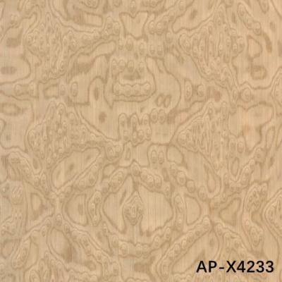 China Ash Sapele Pommele Engineered Wood Veneer Standard Size 2500*640mm for sale