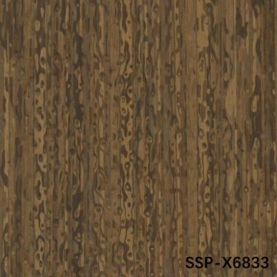 China Smoking Sapele Pommele Engineered Oak Veneer Thickness 0.18-0.6mm For Wall Panel for sale