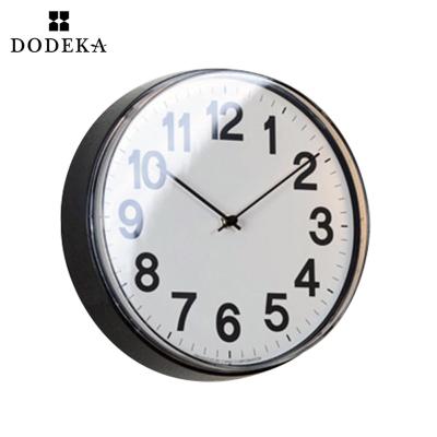 China 2020 Custom Design Logo Plastic Wall Clock Plastic Digital Wall Clock for sale