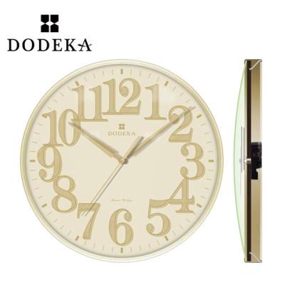 China Modern Home Decor Aluminum Silent Mechanical Wall Clock for sale