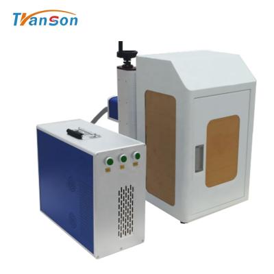 China Enclosed Door CNC Metal Fiber Laser Marker Marking Machine Price With Air Filter for sale