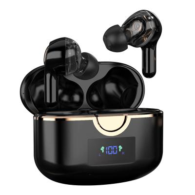 China Perfect Sports Earbuds Durable Noise Dropshipping Earbuds Dynamic Waterproof Microphone LED Display In Earphone for sale