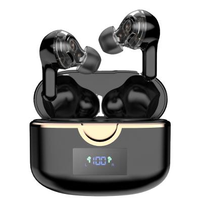 China Support Dropshipping Touch Control Earphone Stereo Noise Canceling Waterproof Touch Control Headphone Sports LED Display Earbuds for sale