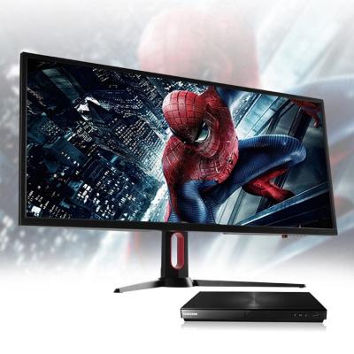 China Speaker 100Hz 34 Inch Gaming Monitor 21:9 Timing 3440*1440 Ultra Size Free PC Monitor for sale