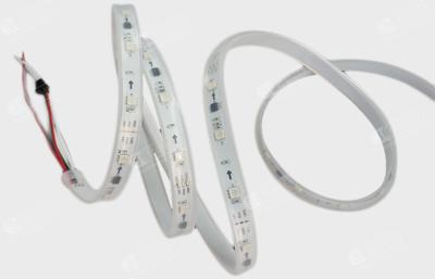 China WS2811 Chip DC12V Waterproof Strip Entertainment LED Lights With White PCB for sale