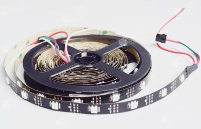 China 5M / Reel IP65 Entertainment LED Lighting DC5V RGB Soft Strip Individually Addressable for sale