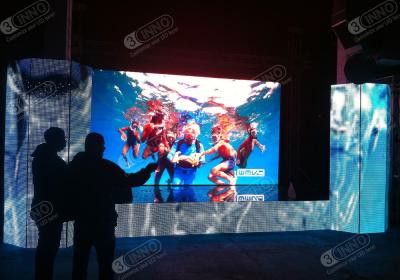 China High Definiton P3 Aluminum Advertising LED Screen High Contrast Black SMD Led for sale