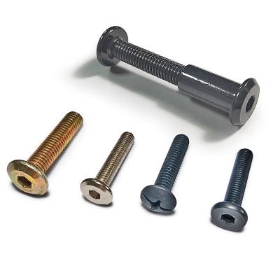 China Durable Custom Carbon Steel Round Head Factory Rivets Lock Nuts Self-Hook Fasteners Fasteners Nuts Chamfered Screws for sale