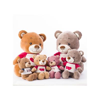 China Custom Multicolor Plush Toy Teddy Bear Stuffed New Design Eco-Friendly Wholesale for sale