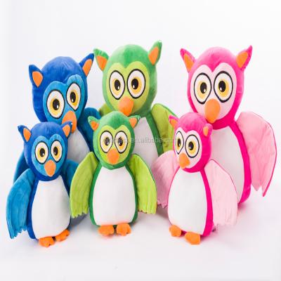 China Factory Supply Environmental Owl Shape Plush Stuffed Toys, Plush Gift Toys For Children for sale