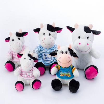 China Factory Supply Eco - Friendly Beef Train Toys With Dress Up Doll Stuffed Animal Cute Toys for sale