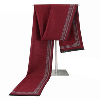 China Fashion High Quality Men's Thick Soft Cashmere Long Winter Scarf Wholesale for sale