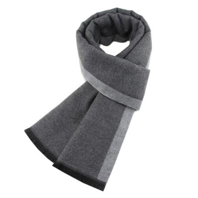 China Custom Wholesale Warm Korean Cashmere Men's Plaid Winter Autumn New Jacquard Scarf for sale