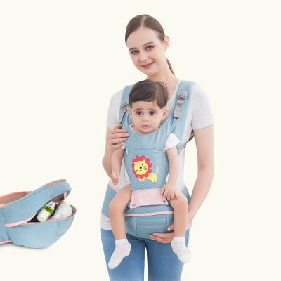 China Factory Wholesale Polyester 360 Ergonomic Kids Wrap Soft Adjustable Hip Waist Sling Chair Seat Breathable Infant Baby Carrier for sale