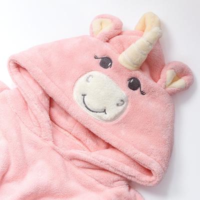 China Newborn bath Wholesale High Quality Kids baby hooded Bath Towel plain cotton wash clothes soft Baby Bathrobes Blanket for sale