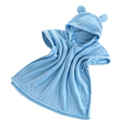 China Newborn bath Hot sale Child cape bathrobe hooded Bath Towel Baby Blanket Baby Bathrobes for sale