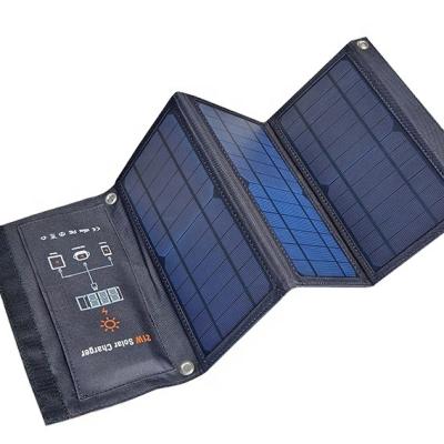 China 21W Outdoor Travel Camping Hiking Mountaineering Emergency Power Supply Solar System Solar Panel , Rain Snow Scratch Resistance 680*290*5mm for sale