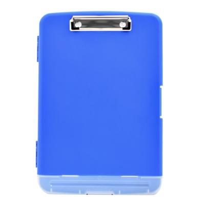 China Hot Selling School Letter A4 Metal Low Profile Plastic Easy Open Wire Cut Plastic Clipboard Storage Box Clipboard for sale