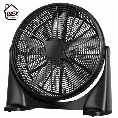 China Household 20 Inch Speed ​​Cold Air Wind Turbine Floor Height Box Circulating Fan With 125W Black Electric Plastic Mechanical OEM 125 110/220 for sale