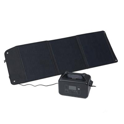 China 500W LiFePO4 Wireless Charging Portable Power Station with Solar UPS Pure Sine Wave Generator 110V/220V Solar Power Station for sale