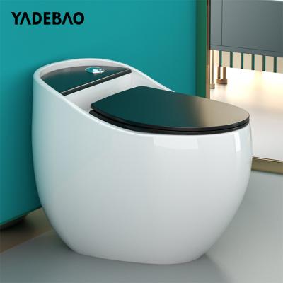 China Double-flow Siphonic High Quality Modern One Piece Bathroom Ware Color Sanitary Toilet Bowl for sale