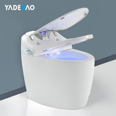 China Hot Selling Double-Flow Sanitary Ware Automatic Flush Remote Control Passionate Smart Toilet With Seat Hot for sale