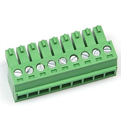 China Tin Plated Brass 3.81mm PCB Terminal Block XS2ESDV 300V 10A 3.81mm P Itch for sale