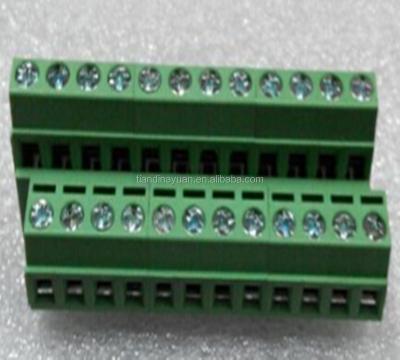 China PCB 5.08mm Pitch Dual Row PCB Screw Terminal Block KDG128 300V 12A for sale