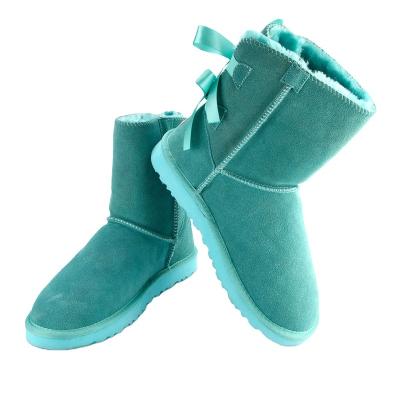 China Fashion trend factory products wholesale xdxugg boots for women snow boots with two bows boot for sale