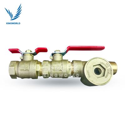 China FM 3-WAY Bronze Globe Valve W/ON-OFF Unit With Brass Frame Class BH-7 for sale