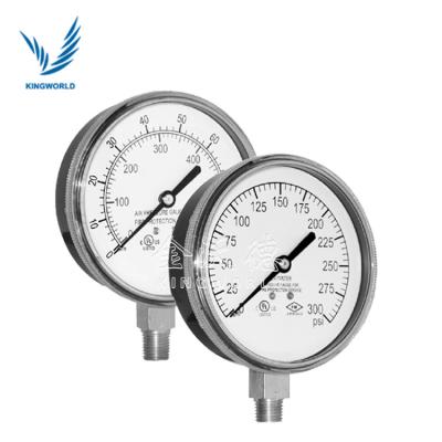 China FM PFE Sprinkler Gauge Fire Fighting System Pressure Gauge for sale