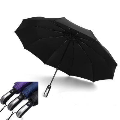 China Wholesale Promotional Summer Cheapest Full Automatic Minimalist 3 Times Open Umbrellas With Printing Custom for sale