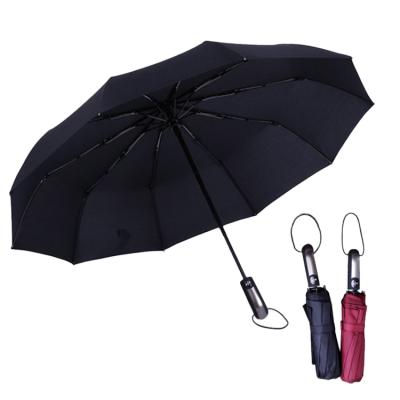 China Sun Umbrella Wind Rain Student Umbrella 3 Full Automatic Open Windproof Sun Umbrella Wholesale Minimalist Sun Umbrella for sale