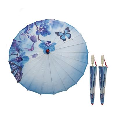 China Minimalist wholesale china parasols oilpaper umbrella printing traditional weeding Japanese silk logo for sale